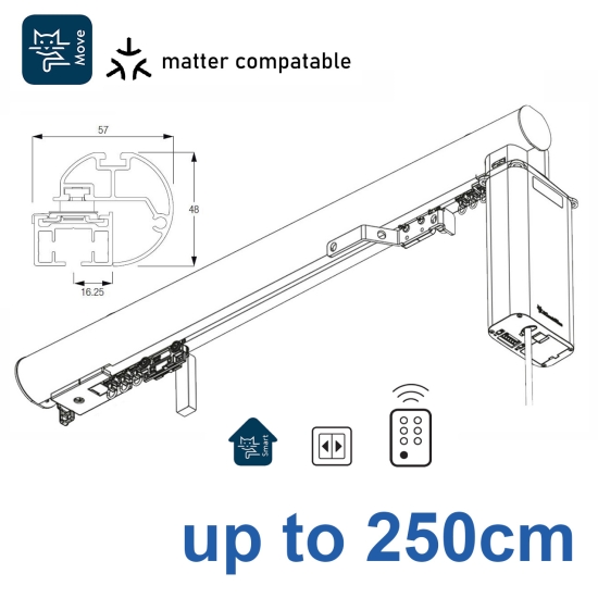 7650-(6150M)-5600 50mm Electric Metropole with 5600 system, up to 250cm complete
