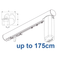 7650-(6150M)-5100 50mm Electric Metropole with 5100 Autoglide, Anodic Grey, Antique Bronze, Bronze, Slate Grey, Taupe up to 175cm complete 7650-(6150M)-5100 50mm Electric Metropole with 5100 Autoglide, Anodic Grey, Antique Bronze, Bronze, Slate Grey, Taupe up to 175cm complete