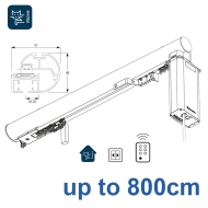 7650-(6150M)-5600 50mm Electric Metropole with 5600 system, Anodic Grey, Antique Bronze, Bronze, Slate Grey, Taupe up to 800cm complete 7650-(6150M)-5600 50mm Electric Metropole with 5600 system, Anodic Grey, Antique Bronze, Bronze, Slate Grey, Taupe up to 800cm complete