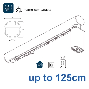 7670 38mm Electric Metropole and Metropole Wave up to 125cm complete