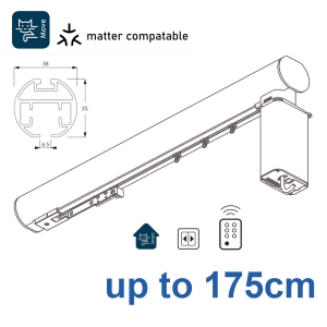 7670 38mm Electric Metropole and Metropole Wave up to 175cm complete