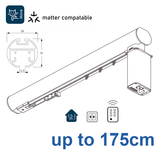 7670 38mm Electric Metropole and Metropole Wave up to 175cm complete