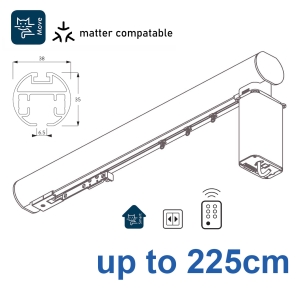 7670 38mm Electric Metropole and Metropole Wave up to 225cm complete
