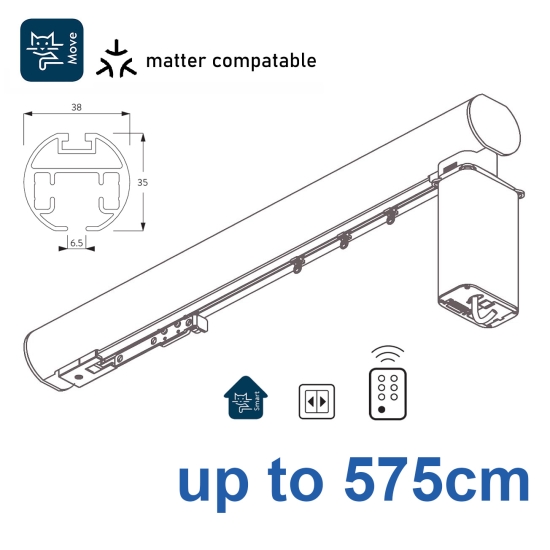 7670 38mm Electric Metropole and Metropole Wave up to 575cm complete