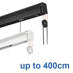 Elite Breakaway Chain Operated Roman Blind system up to 400cm Complete