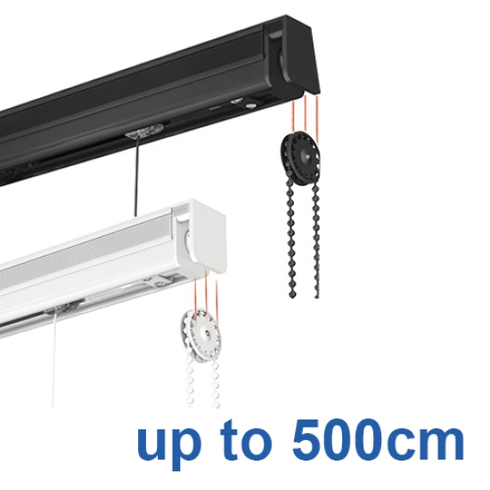 Elite Breakaway Chain Operated Roman Blind system up to 500cm Complete Elite Breakaway Chain Operated Roman Blind system up to 500cm Complete