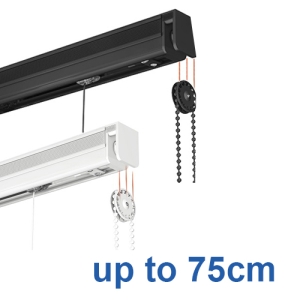 Elite Breakaway Chain Operated Roman Blind system up to 75cm Complete