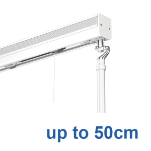 Elite Crank Operated Roman Blind system up to 50cm Complete