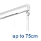 Elite Crank Operated Roman Blind system up to 75cm Complete