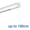 Elite Chain Operated Roman Blind system up to 150cm Complete