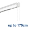 Elite Chain Operated Roman Blind system up to 175cm Complete