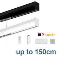 Elite Motorised Roman Blind system up to 150cm Complete Elite Motorised Roman Blind system up to 150cm Complete