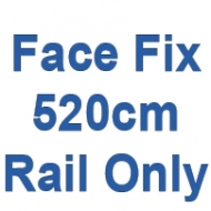520cm Discreet Face Fix rail only 520cm Discreet Face Fix rail only