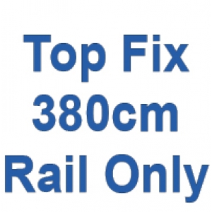 380cm Discreet Top Fix rail only