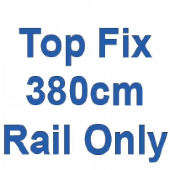 380cm Discreet Top Fix rail only