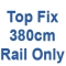 380cm Discreet Top Fix rail only