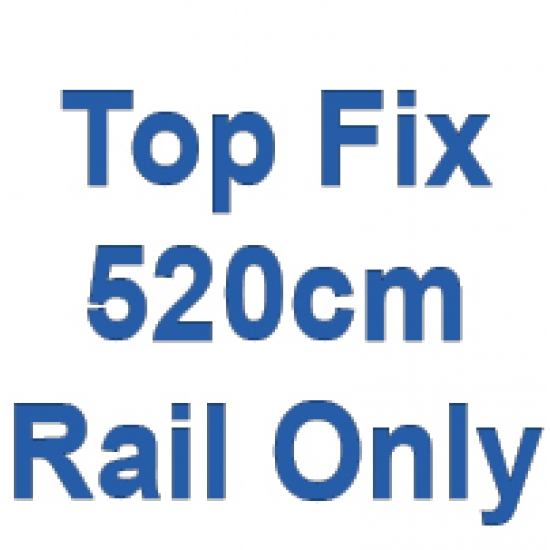 520cm Discreet Top Fix rail only