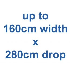 4905 Colorama 1 Fabric Roller Blind  up to 160cm width x 280cm drop 