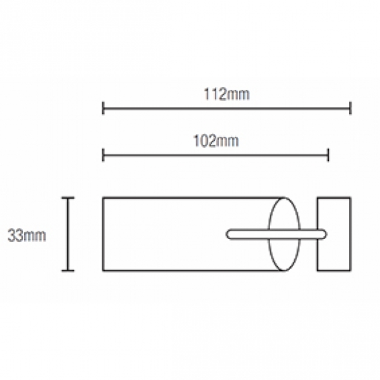Fused Barrel 101mm Finial for 30mm pole (Each) (Discontinued June 2022)