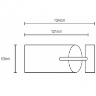 Fused Barrel 121mm Finial for 50mm pole (Each) (Discontinued June 2022) Fused Barrel 121mm Finial for 50mm pole (Each) (Discontinued June 2022)
