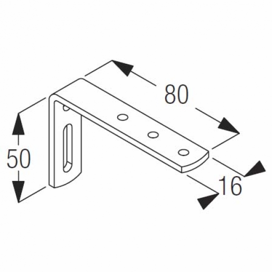 Wall Bracket (80mm)