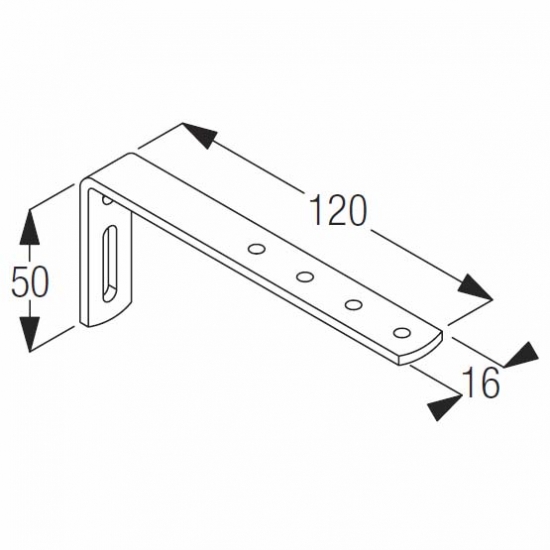 Wall Bracket (120mm)