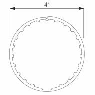 Profile Tube (41mm) Pre May 2023 (Price per Metre)