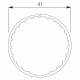 Profile Tube (41mm) (Per metre) Profile Tube (41mm) (Per metre)