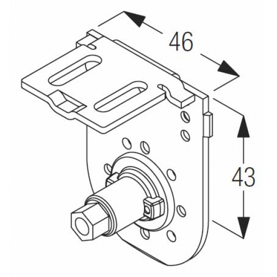 Clutch side bracket