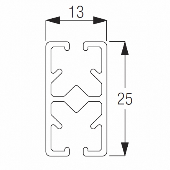 Bottom bar rectangle (per metre)