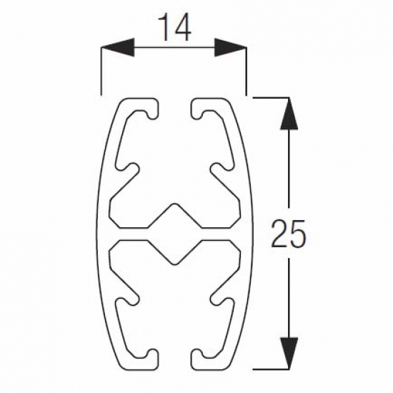 Bottom bar rectangle (per metre)