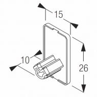 End cover rectangle (Each) End cover rectangle (Each)