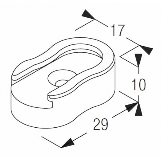 Double base long (side guide) (Each)