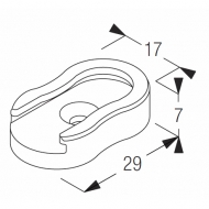 Double base short (side guide) (Each) Double base short (side guide) (Each)