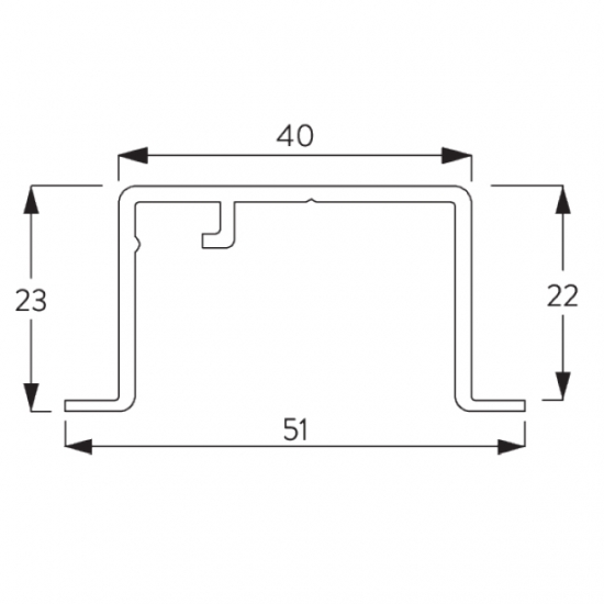 Recess Profile for 6970, 3970 and 5600 systems