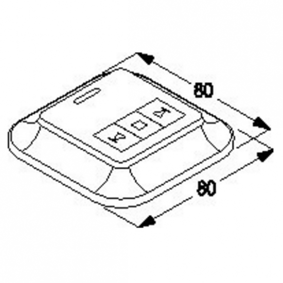 Radio wall Transmitter, White 1 Channel (Each) We only have a few at this price