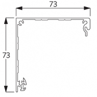 Box case (73mm) (per metre) Box case (73mm) (per metre)