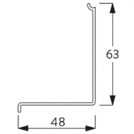 Box cover (73mm) (per metre) Box cover (73mm) (per metre)