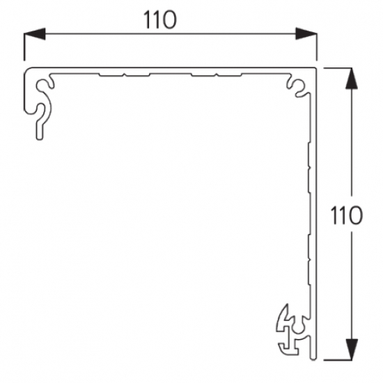 Box case (110mm) (per metre)