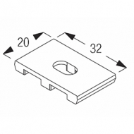 Installation support Plate (Each) Installation support Plate (Each)