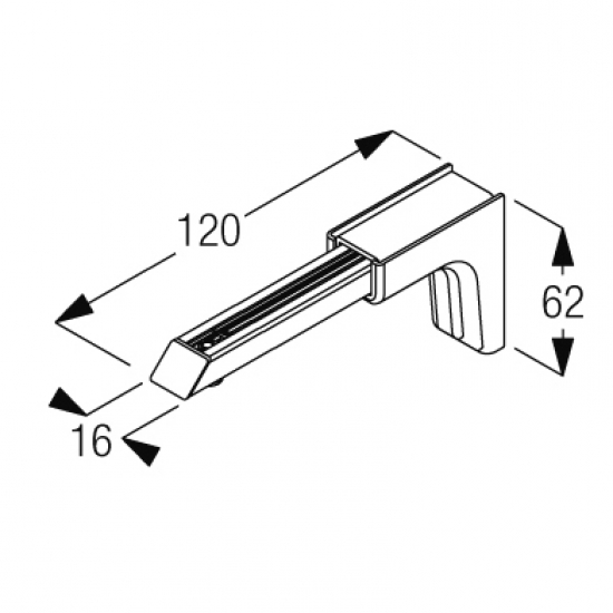 Universal Smart fix 120mm Bracket in White, Silver and Black