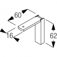Smart fix 60mm Bracket Set  (made up of parts 11118 +11116) Smart fix 60mm Bracket Set  (made up of parts 11118 +11116)