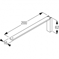Smart fix 200mm Bracket Set (made up of parts 11123 + 11116) Smart fix 200mm Bracket Set (made up of parts 11123 + 11116)
