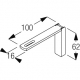 Smart fix 100mm Bracket Set Slotted for Metropole & Metroflat (made up of parts 11126 + 11116)