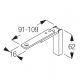 Smart fix Adjustable Bracket Set for Metropole & Metroflat (made up of parts 11128 + 11116)