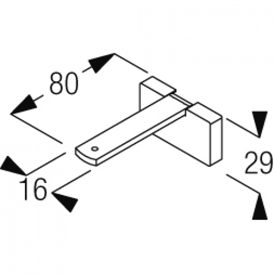 Square Smart fix 80mm Bracket Set (made up of parts 11140 + 11137)