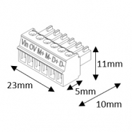 6 -Pin Connector for Gateway and Expansion Unit (Each) 6 -Pin Connector for Gateway and Expansion Unit (Each)