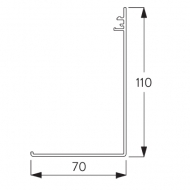 Fascia Square 110mm (per Metre) Fascia Square 110mm (per Metre)