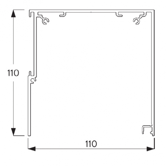 Box case 110mm (per Metre)