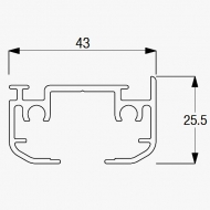 2601 Rail ONLY (Price per Metre) (Discontinued) 2601 Rail ONLY (Price per Metre) (Discontinued)